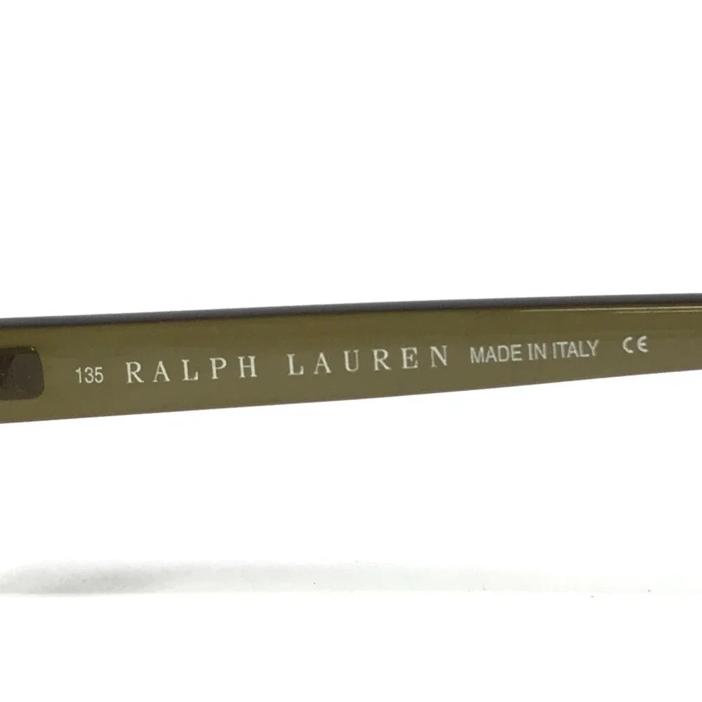 Ralph Lauren Eyeglasses Frames RL693 W9Y Clear Shiny Green Half Rim 50-17-135